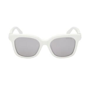 Moncler Audree 50mm Square Sunglasses White